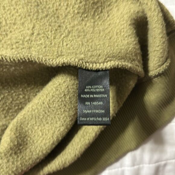 FREE PLANET S Men’s Camo Olive Green Cotton Blend Full Zip Hoodie Sweatshirt - Picture 12 of 16